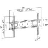 Logilink BP0018 TV stenski nosilec 94,0 cm (37'') - 177,8 cm (70'') možnost nagiba, (20434250) | Shoptok.si