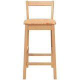  Barske stolice 2 kom. Prirodno puno drvo guma | shoptok.hr