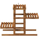  Stalak za biljke Prirodna 82 x 36 x 60 cm Čvrsto drvo akacije | shoptok.hr