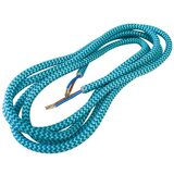 Dpm Kabel prevlečen s tekstilom 1,8m 2x0,75mm turkizna/modra Cene