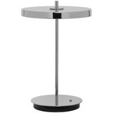 UMAGE LED stolna lampa s mogućnosti zatamnjivanja u srebrnoj boji s metalnim sjenilom (visina 31 cm) Asteria Move – Cijene