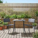  Vrtne stolice 2 pcs Antracit 51 x 55 x 81 cm Čelik | shoptok.hr
