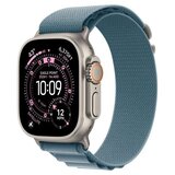 Apple Watch Ultra 3 Cellular 49mm Natural Titanium Case with Light Blue Alpine Loop – Medium (mewm4se/a) | ePonuda.com
