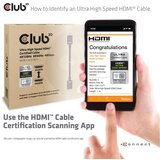 Club3d Kabel HDMI v HDMI CAC-1371, UHS, 28 AWG, 4K@120Hz / 8K@60Hz, 1m | Shoptok.si