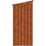  Vrtne šupe Smeđa 137 x 81 x 180 cm Metal | shoptok.hr