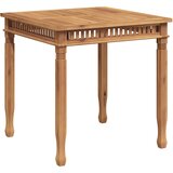  Vrtni blagovaonski stol 80 x 80 x 80 cm od masivne tikovine | shoptok.hr