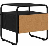  Noćni ormar Crni hrast 40 x 39 5 x 40 cm Konstruirano drvo - Crni hrast 1 | shoptok.hr