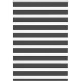vidaXL idaXL Zebra senčilo črna 95x100 cm tkanina širina 90,9 cm poliester Cene