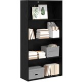  Samostojeća polica za knjige Crni hrast 80 x 30 x 152 cm | Eponuda.com