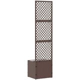  Vrtni rešetkasti saksija Smeđa 35 x 30 x 135 cm Metal | shoptok.hr