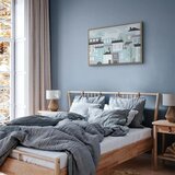  Slika - Colorful Town (1 Part) Wide 120x80 U prirodnom drvenom okviru | shoptok.hr