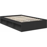  Krevetna konstrukcija Crna 120 x 200 cm Čvrsto borovo drvo | shoptok.hr