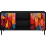  ormar HEESCH 102 x 33 x 51 cm Crni hrast Konstruirano drvo | shoptok.hr