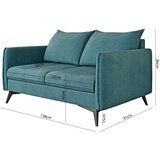 Ropez Modrozelena sedežna garnitura 138 cm Juli Bis – | Shoptok.si