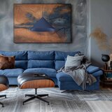  Visilica na sajli CAPITAL 1xGX53/15W/230V, prečnik 46 cm, u plavoj boji | Eponuda.com