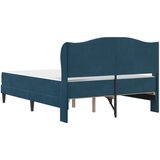  Krevetna konstrukcija 2 pcs Plava 120 x 190 cm Baršun | shoptok.hr