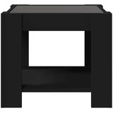 Stolić za kavu LED crni 53x53x45 cm od konstruiranog drva | shoptok.hr
