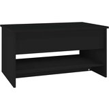  Stolić za kavu crni 80 x 50 x 40 cm od konstruiranog drva | shoptok.hr