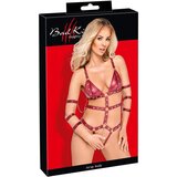 Bad Kitty telo za bondage s čopki (rdeče) - M | Shoptok.si