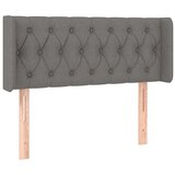  Uzglavlje tamnosiv 93x16x78/88 cm od tkanine | shoptok.hr