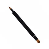 Dvojno končal uvlačenje Lip Brush s pokrovčkom - črna, (22105529)