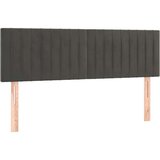  Krevet box spring s madracem LED tamnosivi 140x200 cm baršun | shoptok.hr