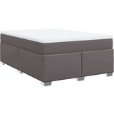 vidaXL Krevet s oprugama i madracem sivi 140x200 cm od umjetne kože | shoptok.hr