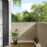 vidaXL Balkonsko platno bež 120x800 cm 100 % poliestrski oxford Cene