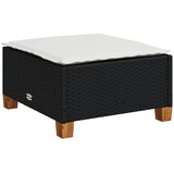  8-dijelni set vrtnih sofa od poliratana s jastucima crni Crna 63.5 x 56 x 32 cm | shoptok.hr