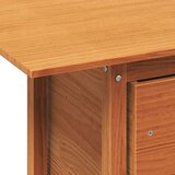  Vrtni stol voštano smeđi 100 x 50 x 75 cm od masivne borovine | shoptok.hr