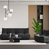 Atelier Del Sofa Bocek - Tamno Siva Wing Chair Cene
