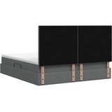  Krevet s madracem i skladištem Tamnosiva 180 x 200 cm tkanina | shoptok.hr