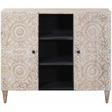  Kreveta s policom Bijelo 90 x 33,5 x 75 cm Čvrsto drvo manga | shoptok.hr
