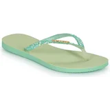 Havaianas Japonke SLIM GLITTER FLOURISH Zelena