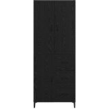  Highboard Crni hrast 69,5 x 34 x 180 cm Konstruirano drvo Slike