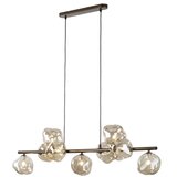 Visilica na sajli LAVA 9xG9/8W/230V bronza/dimljeni bež | Eponuda.com