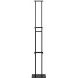  Stalci za sajmove 2 kom. Crna 30 x 23,5 x 210 cm Čelik Slike