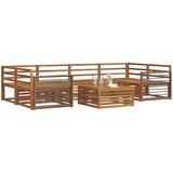  Set vanjskih sofa 7 kom. Prirodna Čvrsto drvo akacije | shoptok.hr