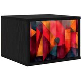  Wall-mounted noćni ormarić HEESCH Crni hrast 36 x 33 x 25 cm | shoptok.hr