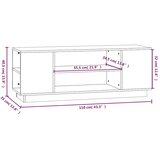  TV ormarić smeđa boja meda 110 x 35 x 40,5 cm masivna borovina | shoptok.hr