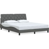  Okvir za krevet bez madraca tamnosivi 160x200 cm od tkanine | shoptok.hr
