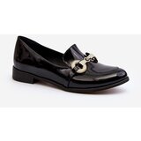 Zazoo 2880 Women's Patent Loafers With Decoration Black Cijene