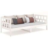  Dnevni ležaj bijeli od masivne borovine 90 x 190 cm | shoptok.hr