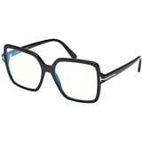 Tom Ford Ženski okvir za dioptrijske naočare Blue Block 0FT6063-B 156, Crni Cene