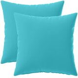  Presvlaka za jastuk 2 pcs HEERLEN Tirkizna 40 x 40 cm Poliester | shoptok.hr