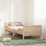 vidaXL Konstrukcija postelje Rjava 80 x 200 cm Trdna borovina, (5000084093) | Shoptok.si