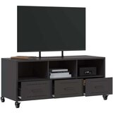 vidaXL TV ormarić crni 100,5x39x43,5 cm hladno valjani čelik | shoptok.hr