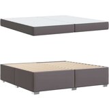  Konstrukcija postelje z vzmetnico Siva 200 x 200 cm blago, (5000127318) | Shoptok.si