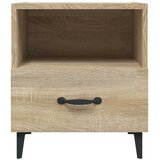  Noćni ormarići 2 kom boja hrasta sonome od konstruiranog drva Smeđa | shoptok.hr