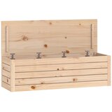  Kutija za pohranu 109x36,5x33 cm od masivne borovine | shoptok.hr